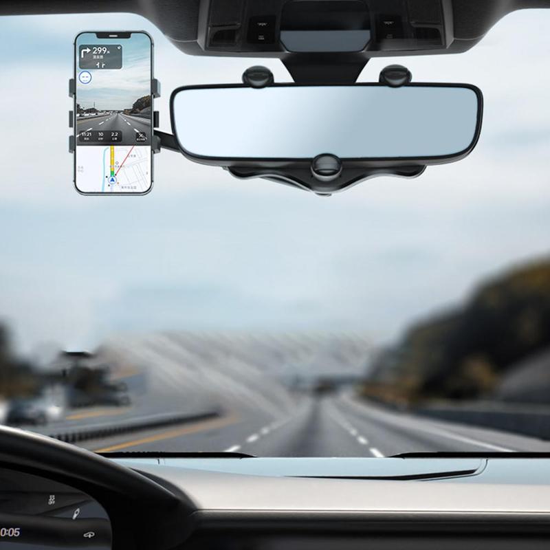 Rotatable Rearview Mirror Mobile Holder