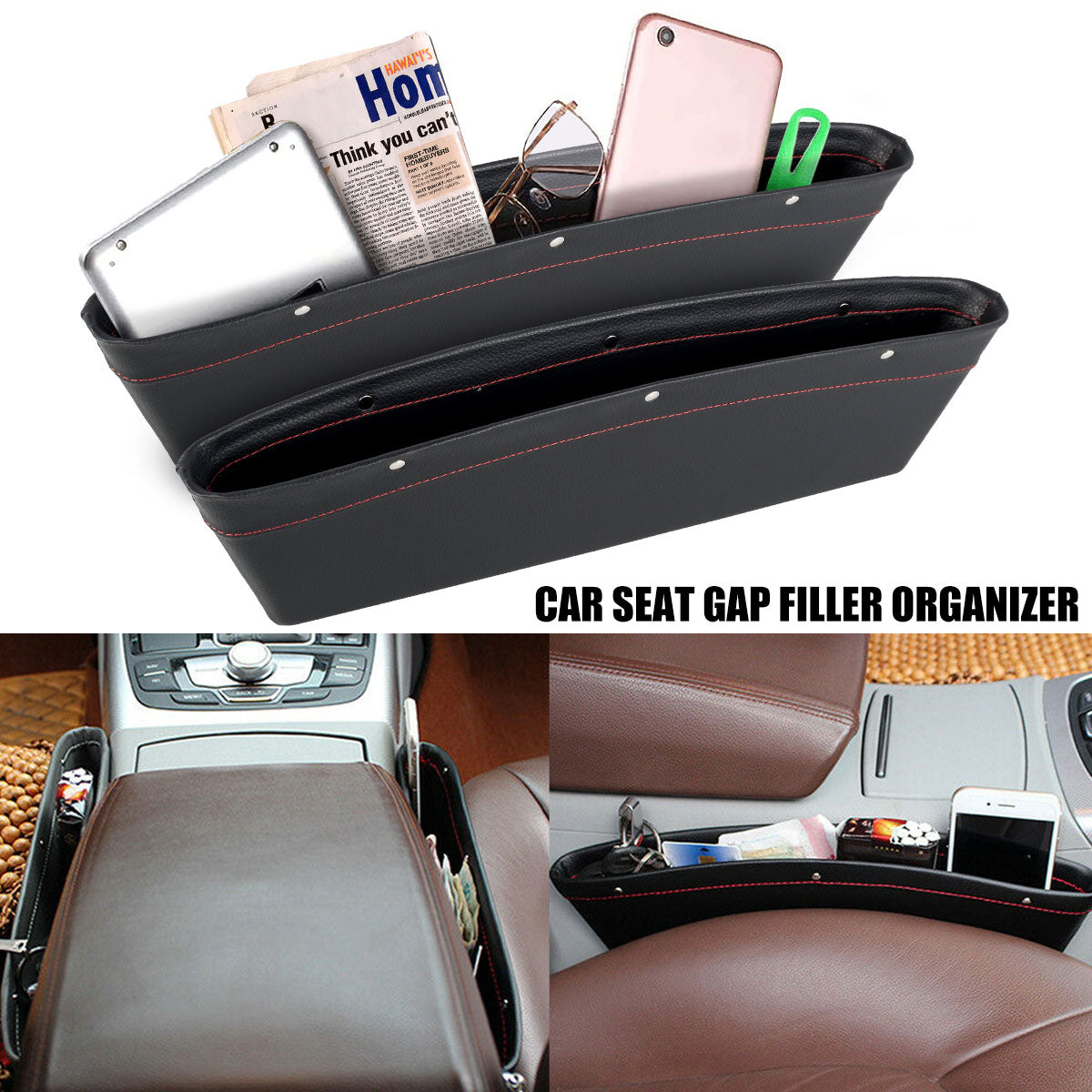 Car Seat Gap Organizer Storage Bag