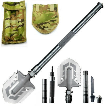 Multi-function tactical shovel outdoor military forklift carrying outdoor off-road snow shovel outdoor survival folding shovel