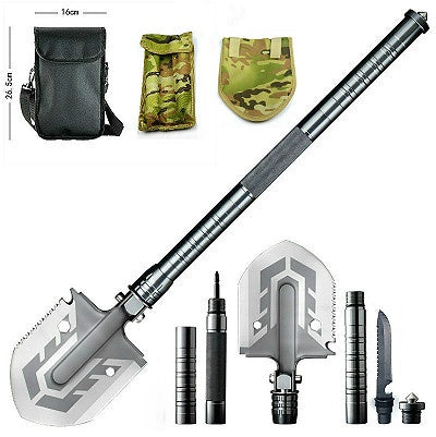 Multi-function tactical shovel outdoor military forklift carrying outdoor off-road snow shovel outdoor survival folding shovel